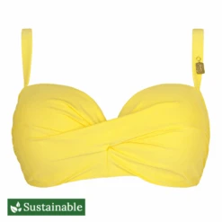 Plain Bandeau Bikini Oberteil