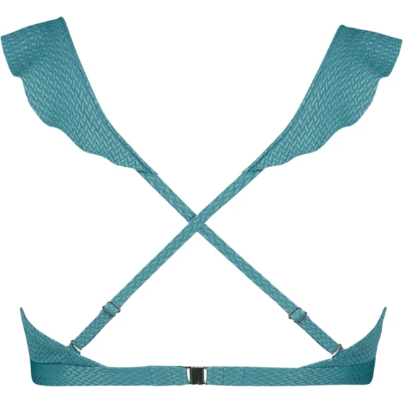 Brittany Blue Plunge Bikinitop – Bild 2