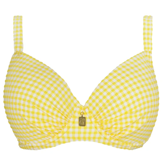 Checky Vorgeformtes Balconette Bikini Oberteil