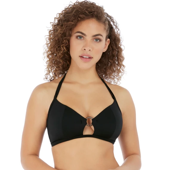 Coco Wave Wattiertes Triangle Bikini Oberteil – Bild 2