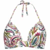 Wajang Floral Triangle Bikini Oberteil